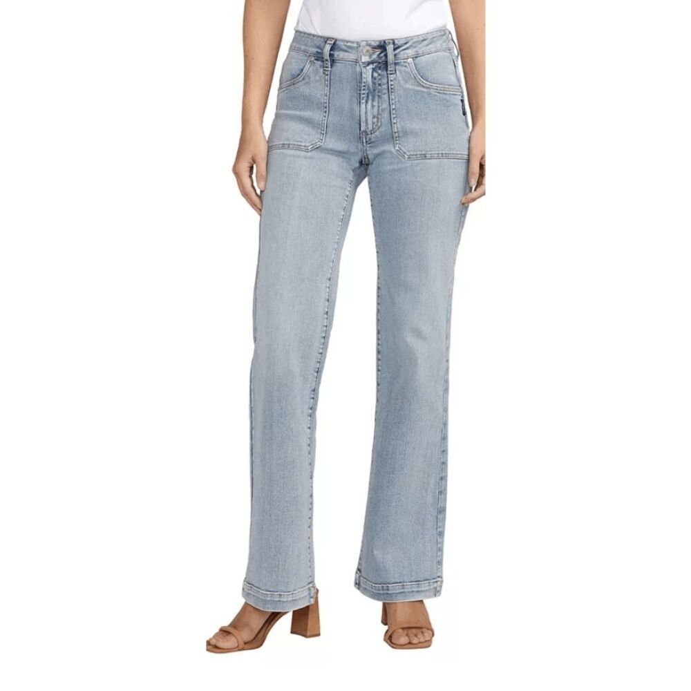 Silver Suki Mid Rise Trouser Jeans 27 x 33